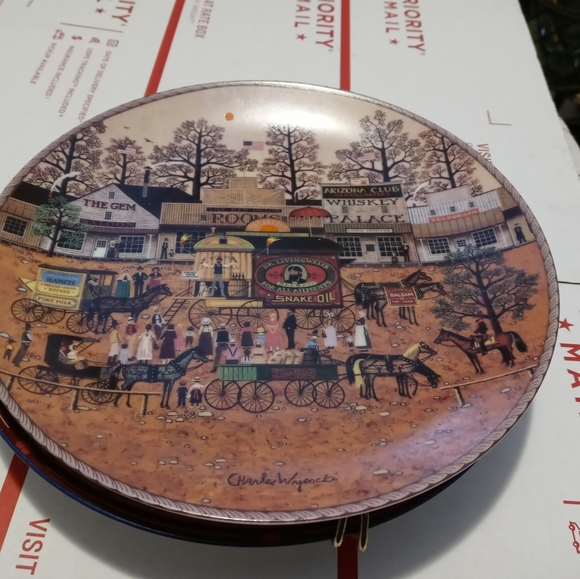🏡🌄 3 CHARLES WYSOCKI ART PLATES🌉 - Picture 14 of 16